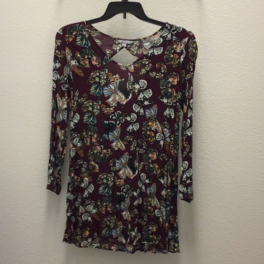 Lovesick 0 plus size butterfly dress